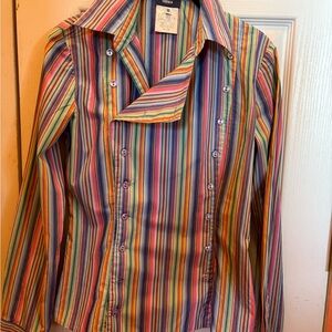 Versace Multicolor Striped Women’s Shirt